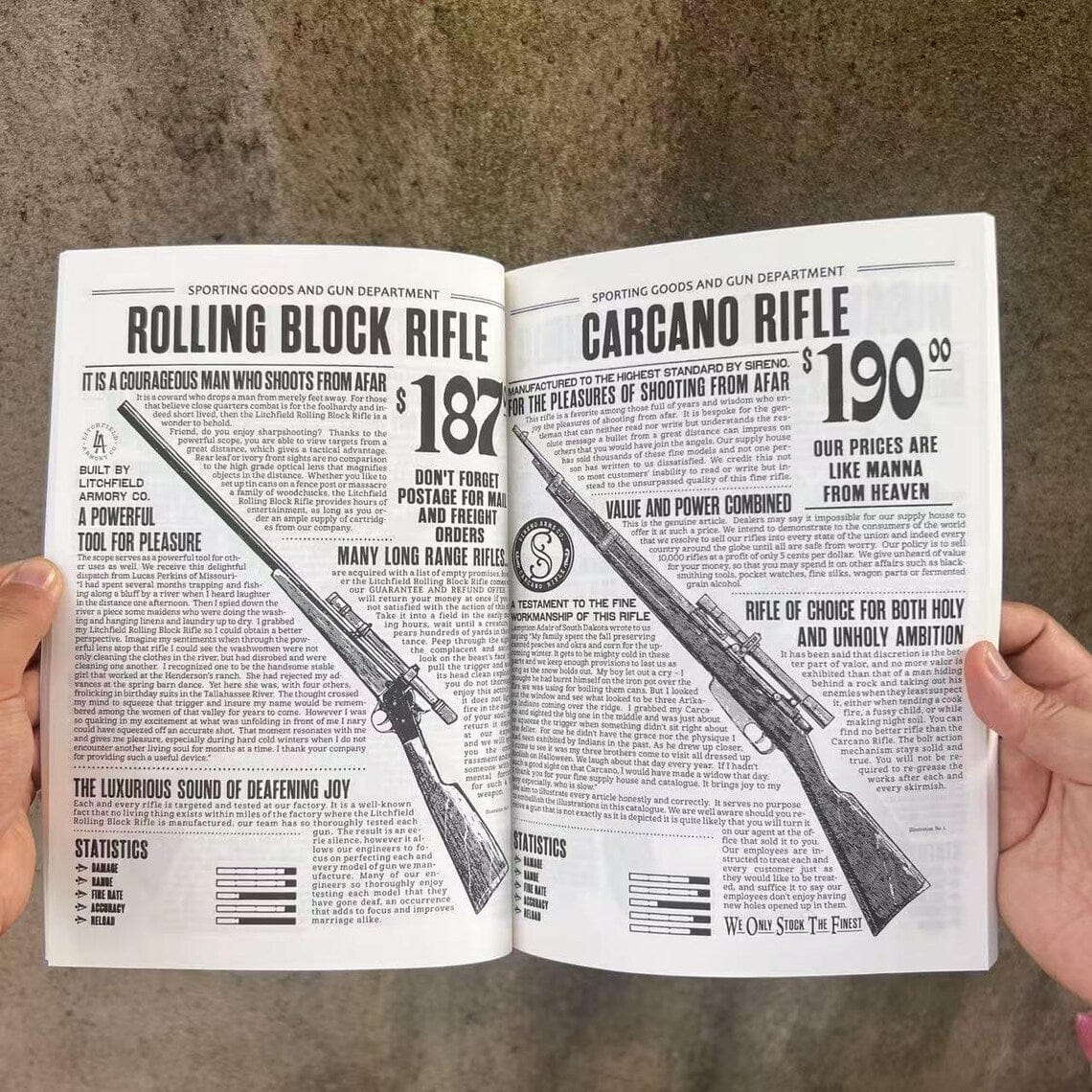 Catalogue Wheeler Rawson & Co - Réplique Red Dead Rédemption 2