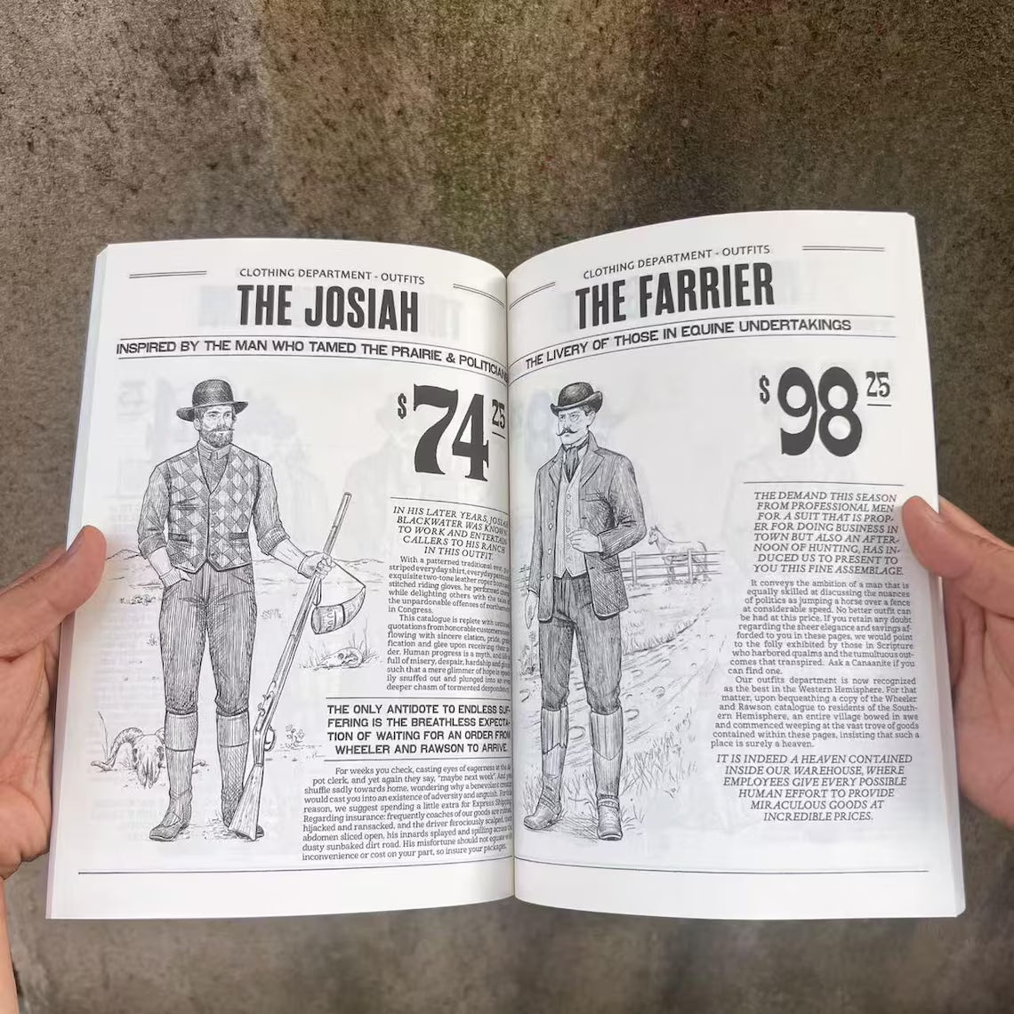 Catalogue Wheeler Rawson & Co - Réplique Red Dead Rédemption 2