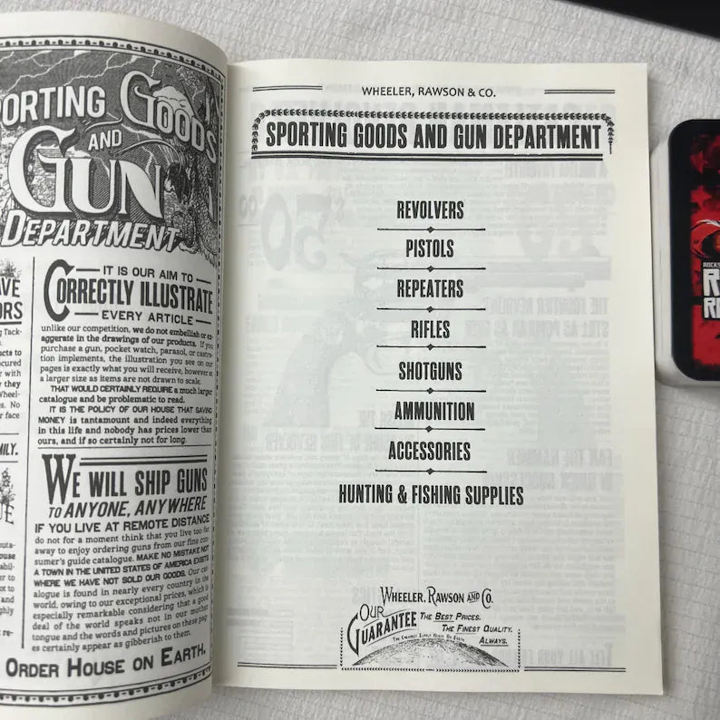 Catalogue Wheeler Rawson & Co - Réplique Red Dead Rédemption 2